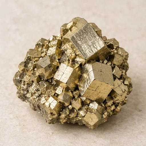 Pyrite cluster specimen